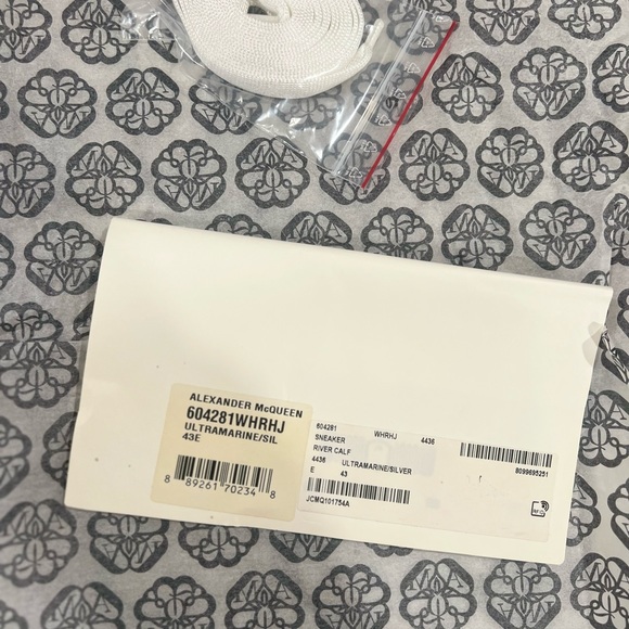 Alexander McQueen Blue Sneakers - Picture 9 of 12